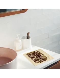 Toalla Decorativa 3dRose 30x28 cm Cámara Vintage 2