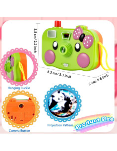 Juego de 12 Cámaras de Juguete Hoarost con Proyección 2