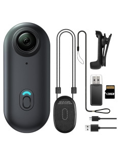 Cámara Corporal Mini 4K Meoilkolnm 128GB Portátil