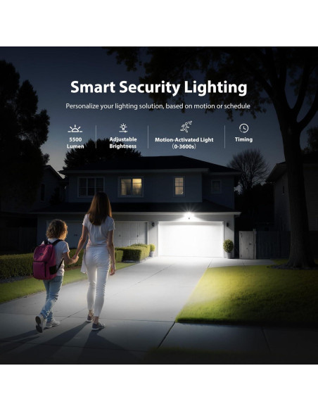 Cámara de Inundación Onforu 2K HD 55W con Luz y Alarma