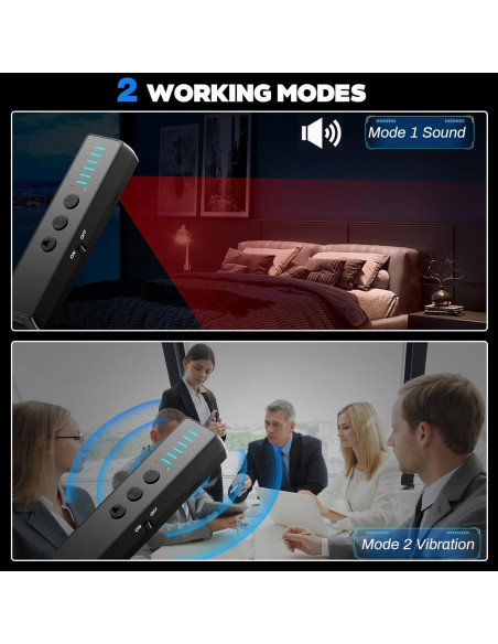 Detector de Cámara Oculta Brathird S600 - 4 en 1, 30m