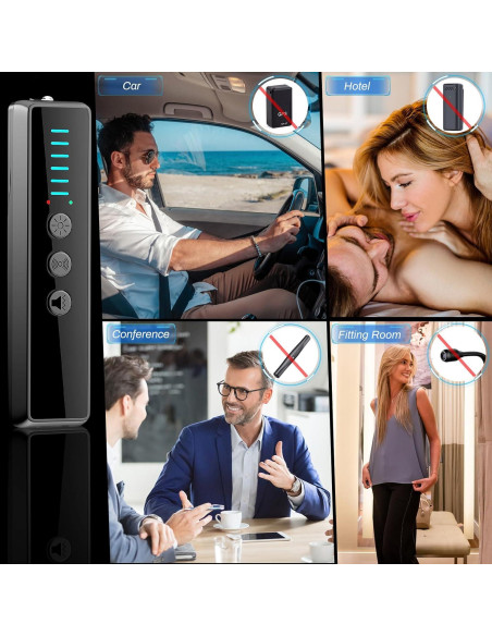 Detector de Cámara Oculta Brathird S600 - 4 en 1, 30m