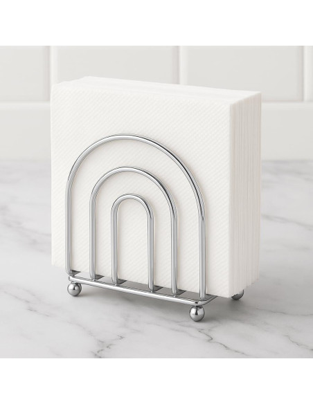 Soporte para Servilletas de Cromo Dependable Industries 14cm
