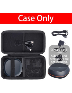 Funda Khanka para Disco Duro SSD SanDisk 4TB/8TB - Compacta y Resistente 2