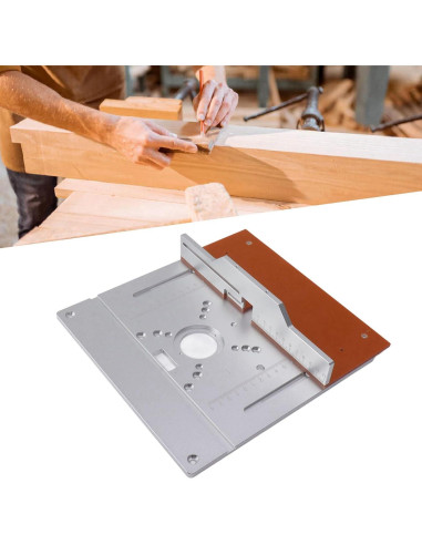 Placa de Inserción de Router de Aluminio 8mm Marhynchus