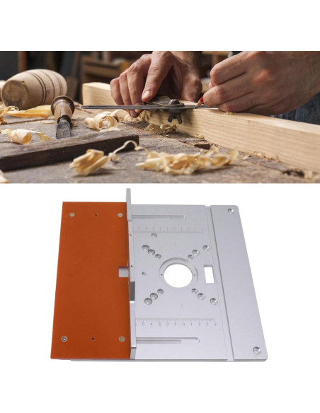 Placa de Inserción de Router de Aluminio 8mm Marhynchus