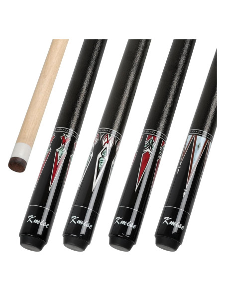 Juego de Palos de Billar Kmise 58" Arce Canadiense 4 Colores
