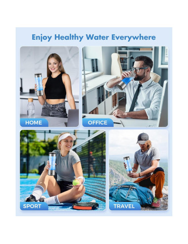 Botella de Agua de Hidrógeno Hecwet A2 20.5cm 0.84kg