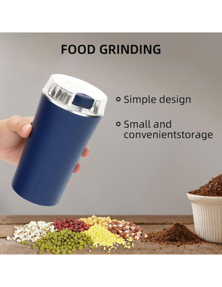 Molino de café eléctrico Undoria 300W acero inoxidable 250ml