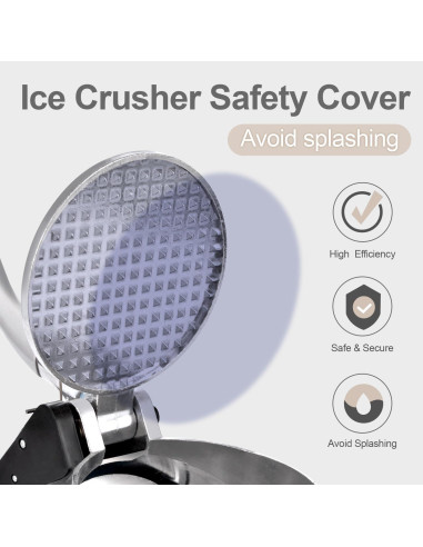 Máquina de Hielo Raspado OKF 380W 130kg/h Acero Inoxidable Rojo