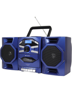 Reproductor de CD y casete Emerson Boombox - Azul, 3.6 kg 2