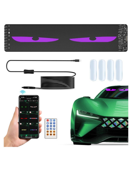 Luces LED Ojos del Diablo Dienspeak 49.1x11 cm Control Remoto