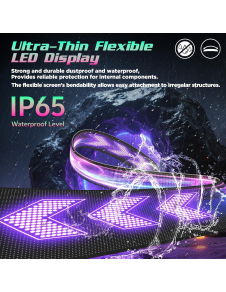 Luces LED Ojos del Diablo Dienspeak 49.1x11 cm Control Remoto