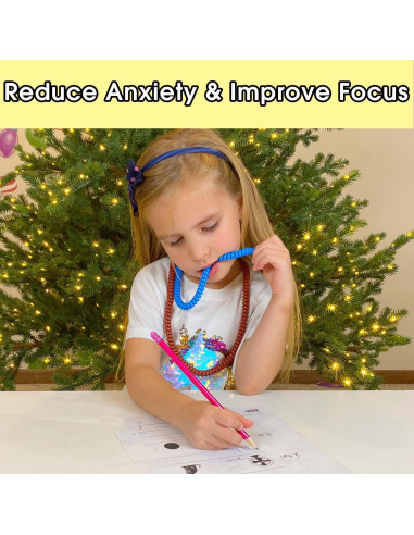 Collares y Pulseras Masticables Sensory Kids - Set de 12