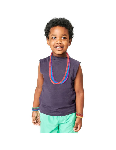 Collares y Pulseras Masticables Sensory Kids - Set de 12