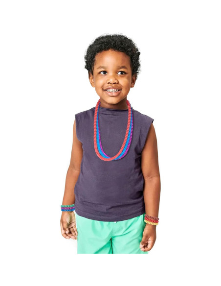 Collares y Pulseras Masticables Sensory Kids - Set de 12