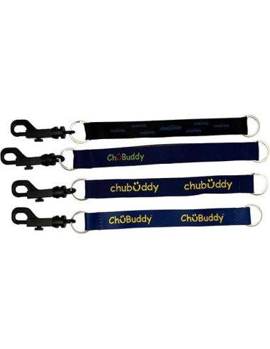 Soporte para Masticables Chubuddy Cuerda Sublimada Azul