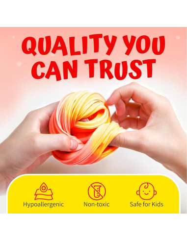 Masilla Terapéutica que Cambia de Color Playbees 12 Paquetes