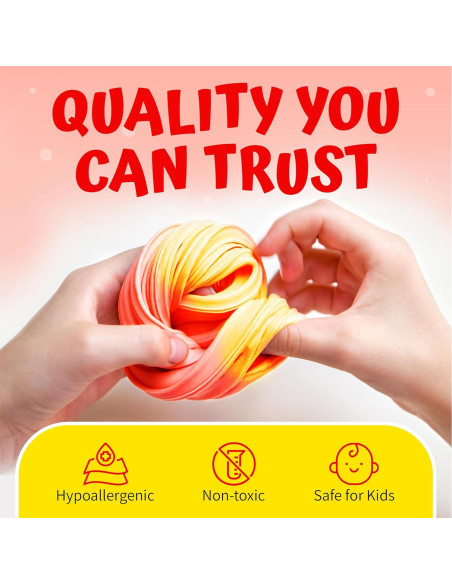 Masilla Terapéutica que Cambia de Color Playbees 12 Paquetes