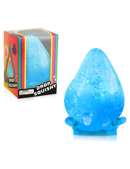 Cubo Antiestrés Squishy Drephere Azul 6.1 cm Alivio Ansiedad