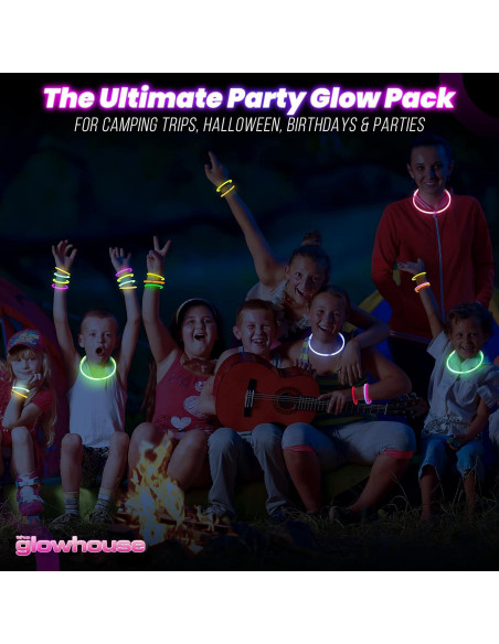 Paquete de 205 Palos de Luz Brillantes The Glowhouse