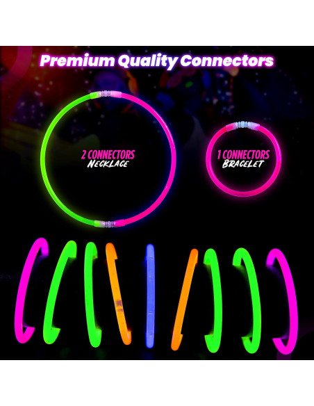 Paquete de 205 Palos de Luz Brillantes The Glowhouse