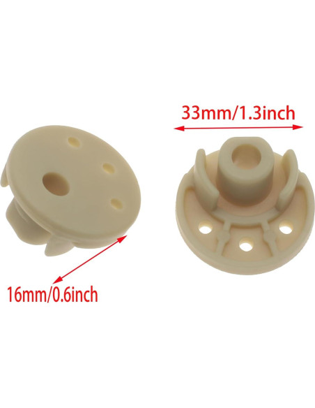 5 Piezas Pie de Goma FDXGYH para Licuadora 9709707 Amarillo
