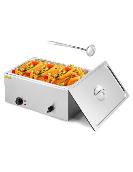 Calentador de Comida Eléctrico Festisoul 21QT 600W Bain Marie