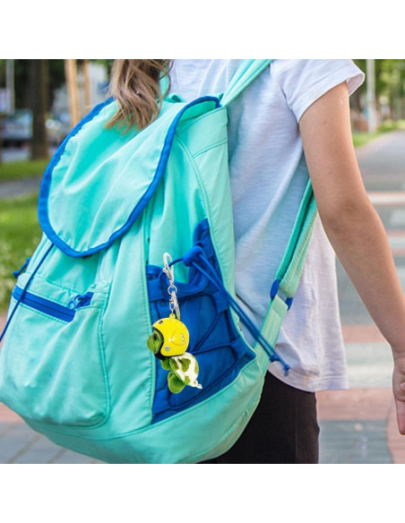 Llavero de Tortuga Marina de Peluche Jizlan Amarillo 22g