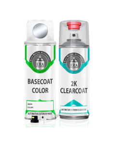 Pintura Automotriz Spray ERA G1U/GE2 Plateado Helado 709ml