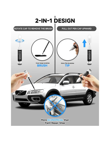 Pintura de Retoque EVOOOR Blanco Cristal 707 11.8 ml 2 en 1