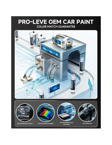 Pintura de Retoque EVOOOR Blanco Cristal 707 11.8 ml 2 en 1