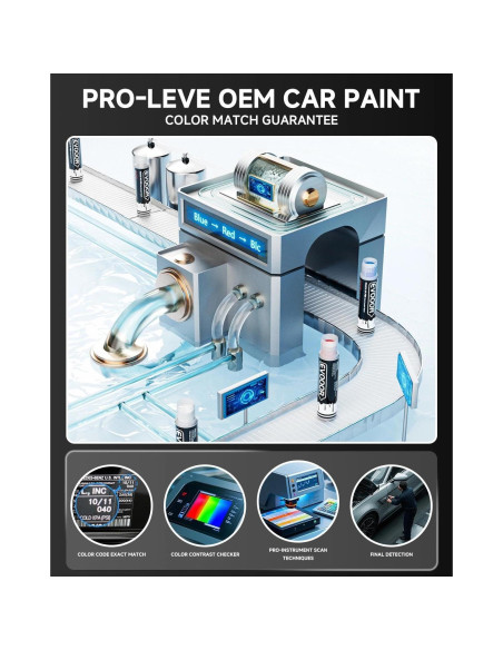 Pintura de Retoque EVOOOR Blanco Cristal 707 11.8 ml 2 en 1