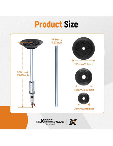 Extractor de Abolladuras Neumático maXpeedingrods con 3 Ventosas