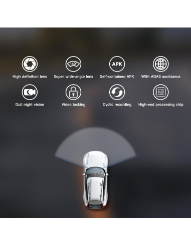 Cámara de Coche USB B&DOG XSIN BLACK-32G con 32GB SD