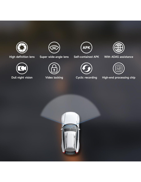 Cámara de Coche USB B&DOG XSIN BLACK-32G con 32GB SD