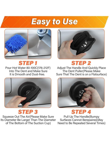 Extractor de Abolladuras YUTAOWH XFGJ3 - Kit Completo