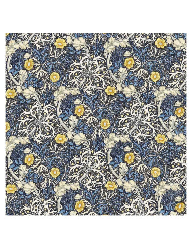 Papel Tapiz Autoadhesivo Miniatura Apalurmeer 48x36 cm Azul Oscuro