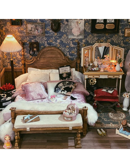 Papel Tapiz Autoadhesivo Miniatura Apalurmeer 48x36 cm Azul Oscuro