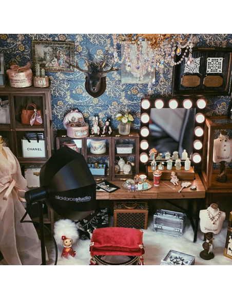 Papel Tapiz Autoadhesivo Miniatura Apalurmeer 48x36 cm Azul Oscuro