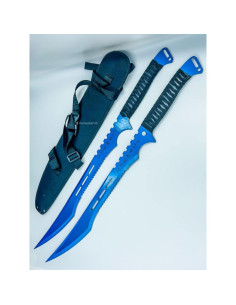 Juego de Espadas Ninja DamaskerUS 2 Piezas Acero Inoxidable 68.58 cm 2