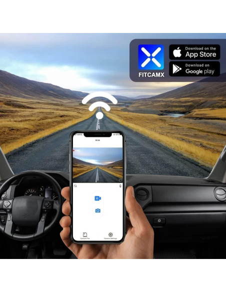 Cámara Frontal y Trasera Fitcamx 2K para Toyota Tundra/Sequoia