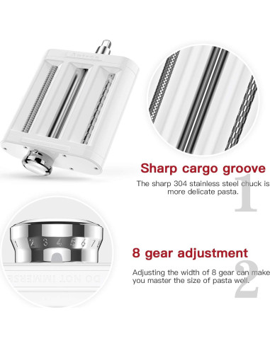 Accesorio para Pasta Antree 3 en 1 para Batidoras KitchenAid