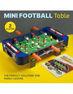 Mesa de Futbolín Mini Queensell 53x31 cm para Niños y Adultos 2