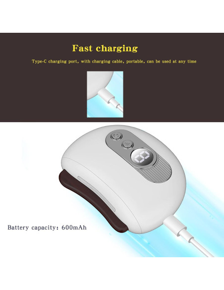 Conjunto de herramientas Gua Sha QAOZUOI para masaje facial Rosa