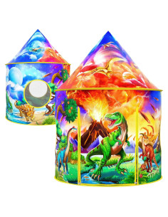 Carpa de Dinosaurio Wilwolfer para Niños - Juego Interior 98x98 cm