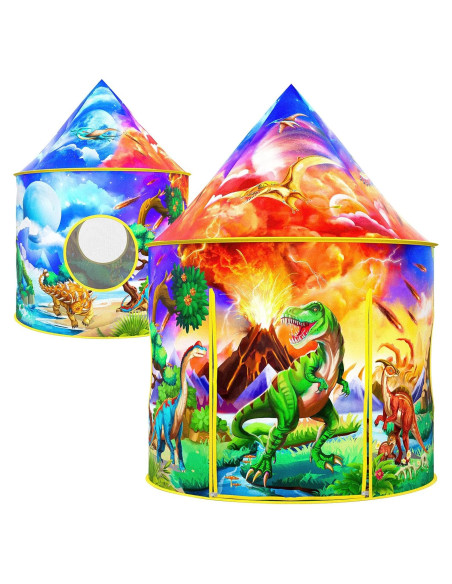 Carpa de Dinosaurio Wilwolfer para Niños - Juego Interior 98x98 cm