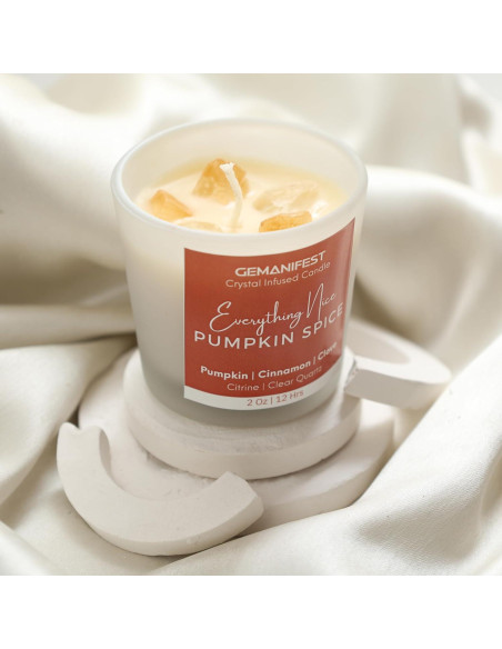 Vela de Soya con Especias de Calabaza Gemanifest 190g