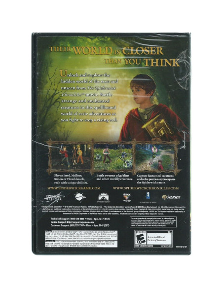 Las Crónicas de Spiderwick - Videojuego PC Sierra