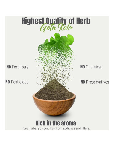 Polvo de Gotu Kola Herbsforever 230g | Centella Asiática Vegano